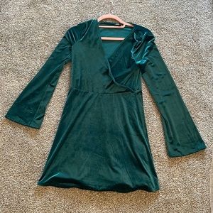 Express green dress size small
